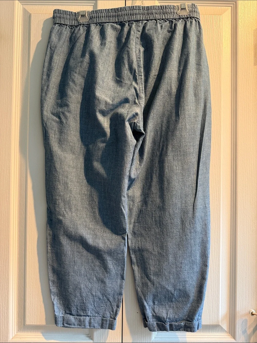J. Crew Light Blue Ankle-Length Cropped Jeans